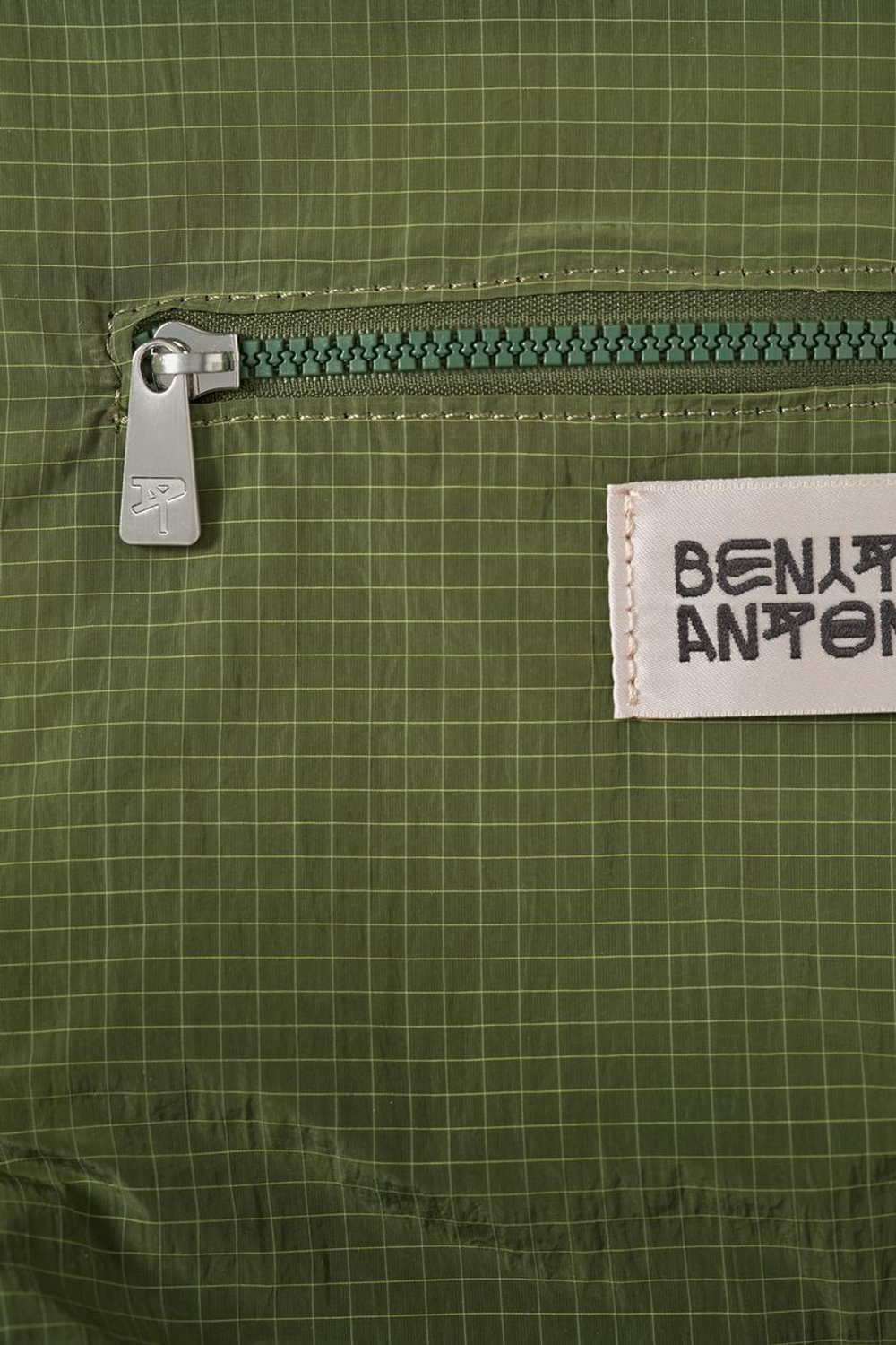 ZARA X BENITO ANTONIO ТКАНЕВАЯ СУМКА ЧЕРЕЗ ПЛЕЧО, ЗЕЛЕНЫЙ