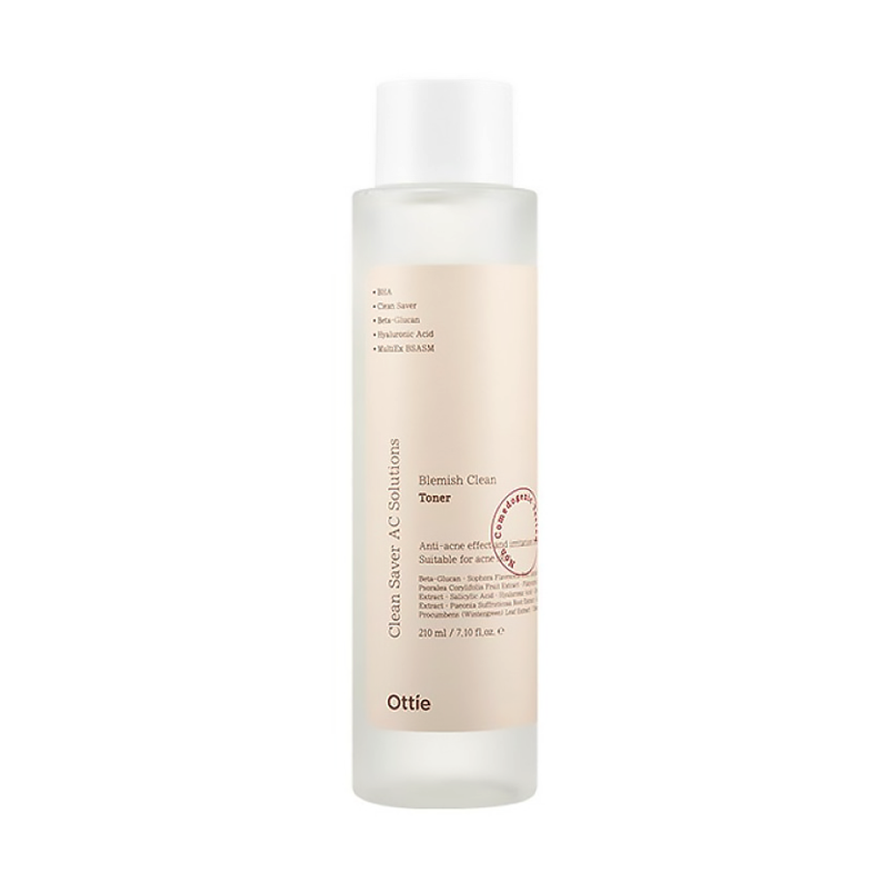 Обновляющий тонер для проблемной кожи с салициловой кислотой Ottie Blemish Clean Toner 210 мл