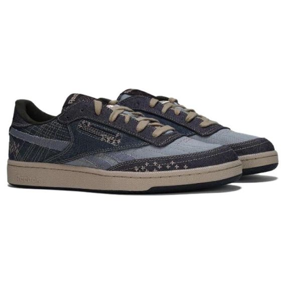 reebok Club C Series Кроссовки для скейтбординга Низкие Серые Унисекс