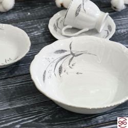 Салатник 23 см Repast Серебряные колосья