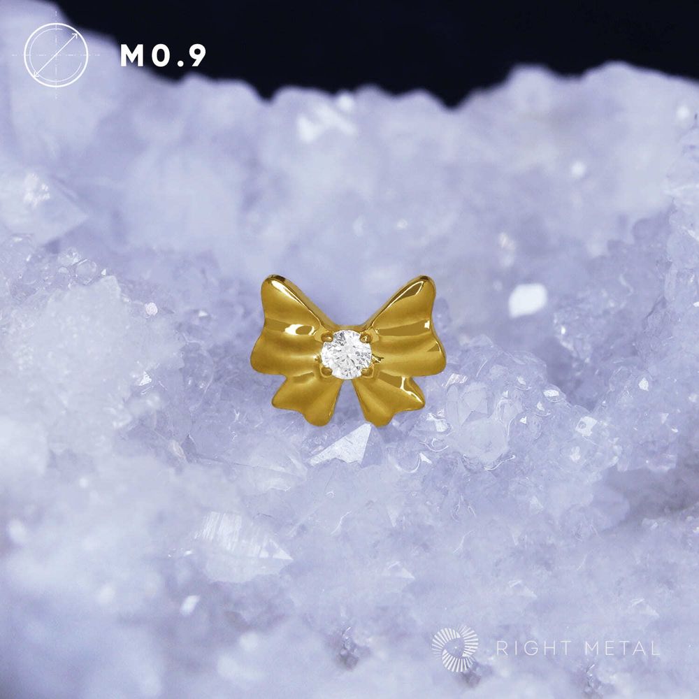 Bow PVD Yellow Crystal