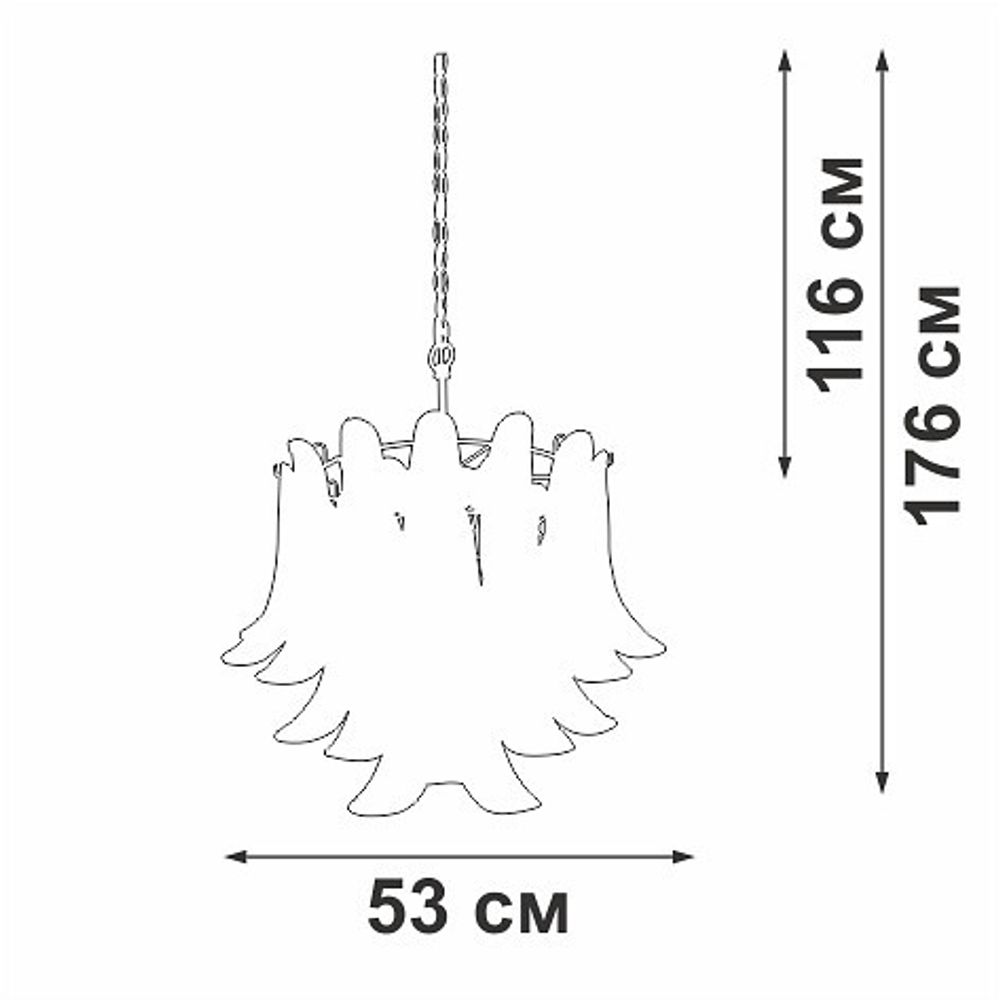 Подвесная люстра Vitaluce V5860 V5860-8/6