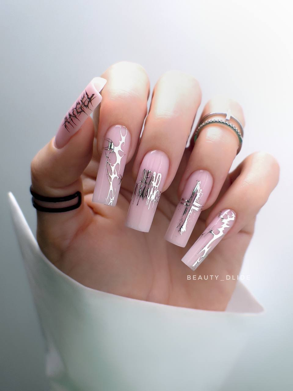 Слайдеры для маникюра фольгированные