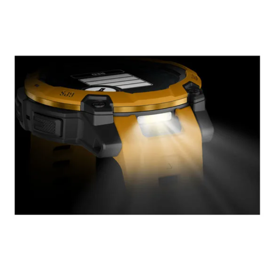 Умные часы Garmin Instinct 3 Solar 45 mm Sunburst with Sunburst/Grey Band