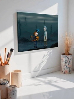 Картина на стену 40 X 50 Рик и Морти