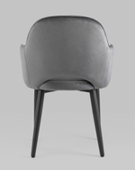 Стул Венера велюр серый