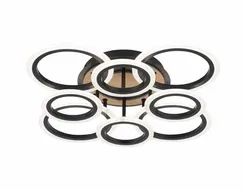 3308/4+4 BLACK+WOOD (1) Люстра RL