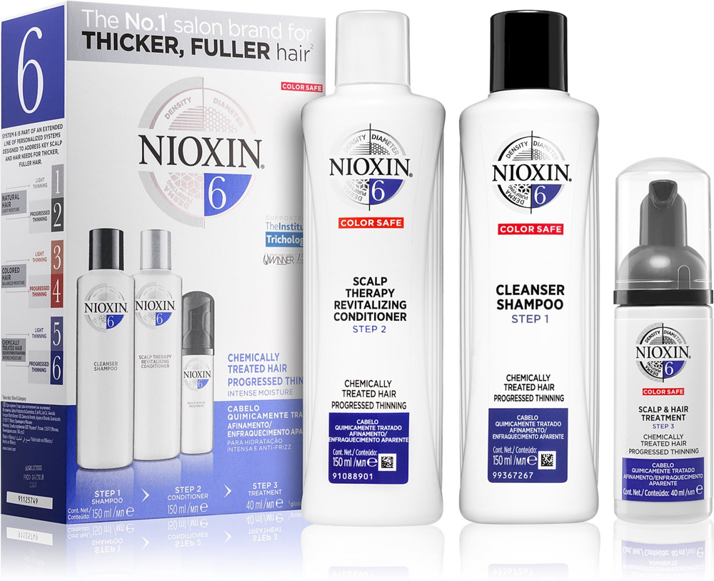 Nioxin System 6 - удобная упаковка (для редеющих волос) /   / GTIN 8005610501574