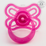 4770927 Соска-пустышка классическая, силикон, от 0 мес., с колпачком «Бабочка», цвет розовы