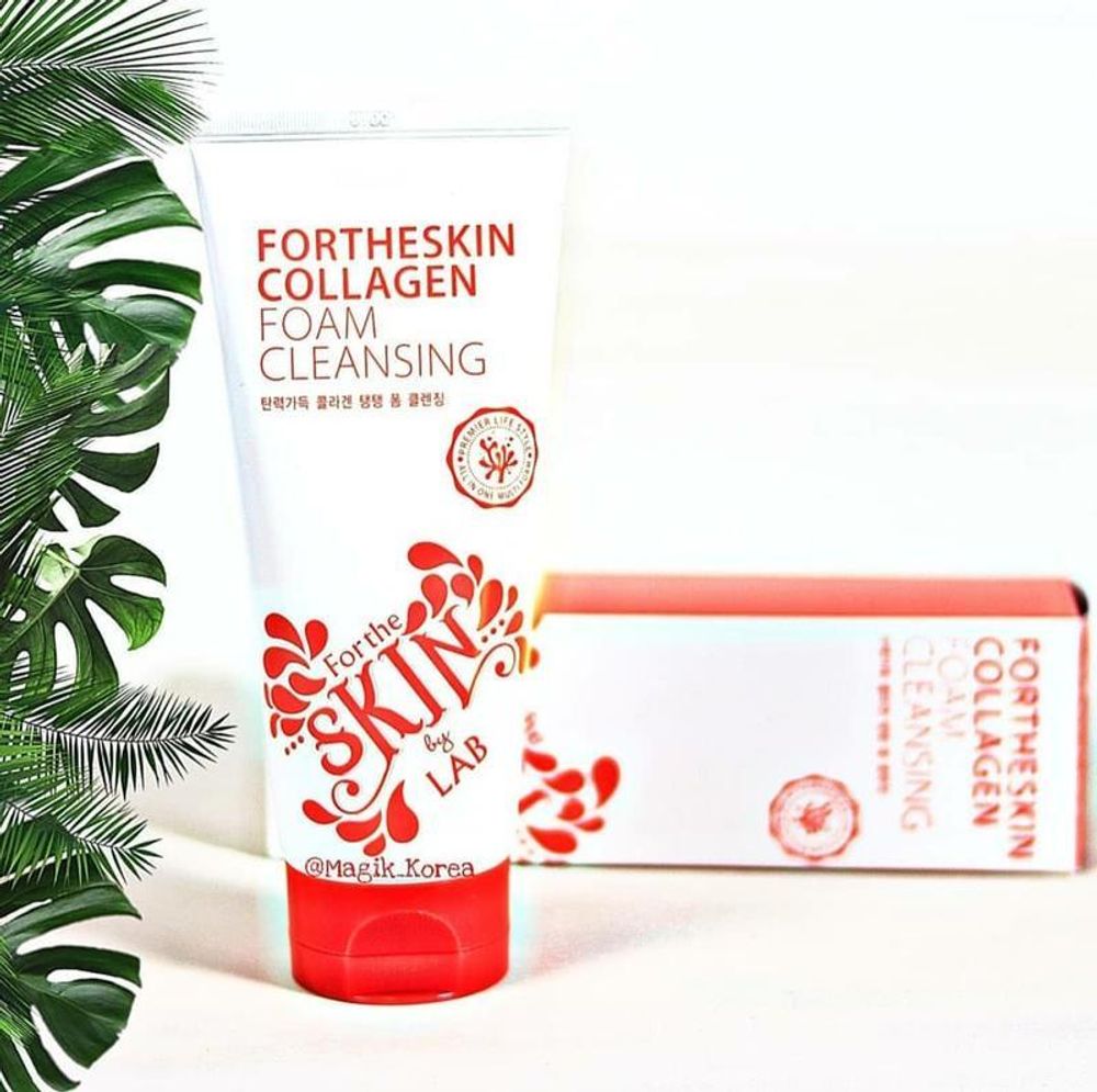 ForTheSkin. Укрепляющая пенка для умывания Collagen Foam Cleansing