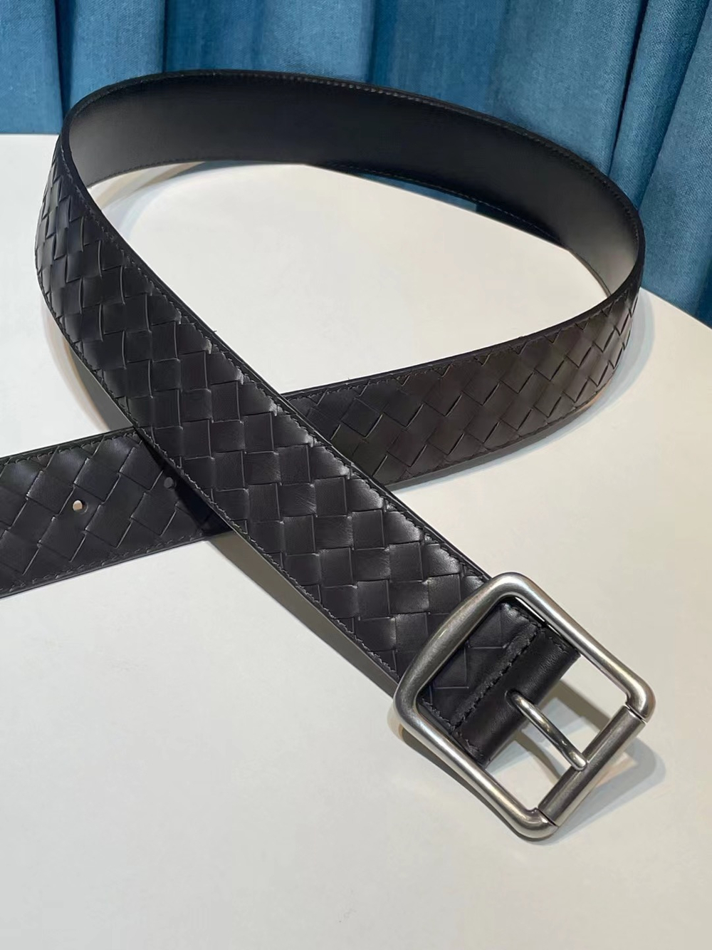 Ремень из мягкой итальянской телячьей кожи