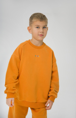 Свитшот в стиле oversize Хурма