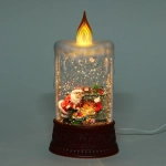 Сувенир с подсветкой «Уютный вечер» 12*8*24,5 см (работает от 3*ААА и USB+музыка, подсветка)