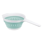 Дуршлаг складной, Флекс с ручкой, Морская волна