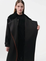 Тренч черный OLA OLA