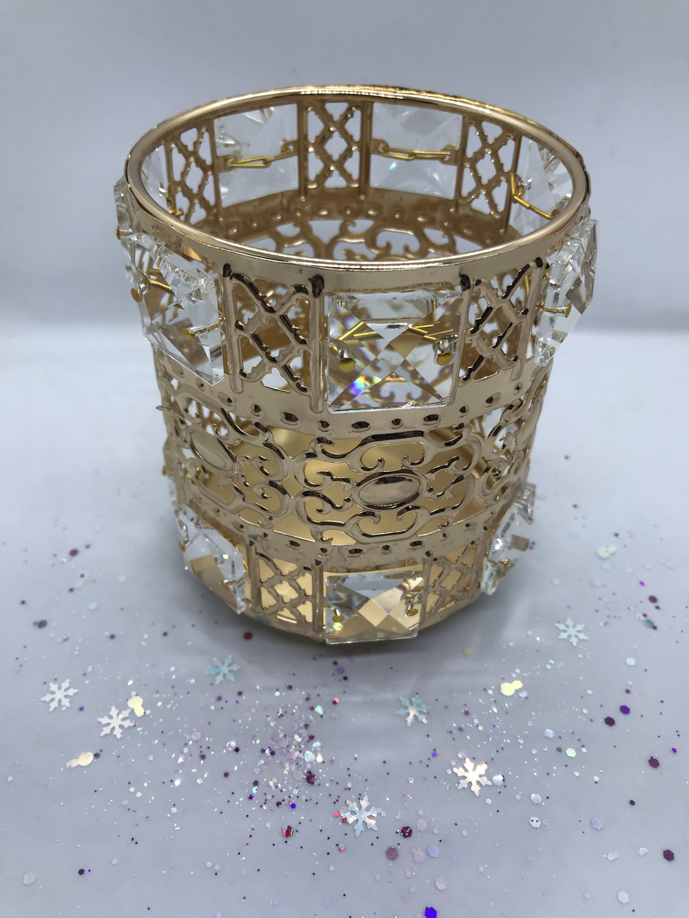 Подставка металлическая с камнями №3 2