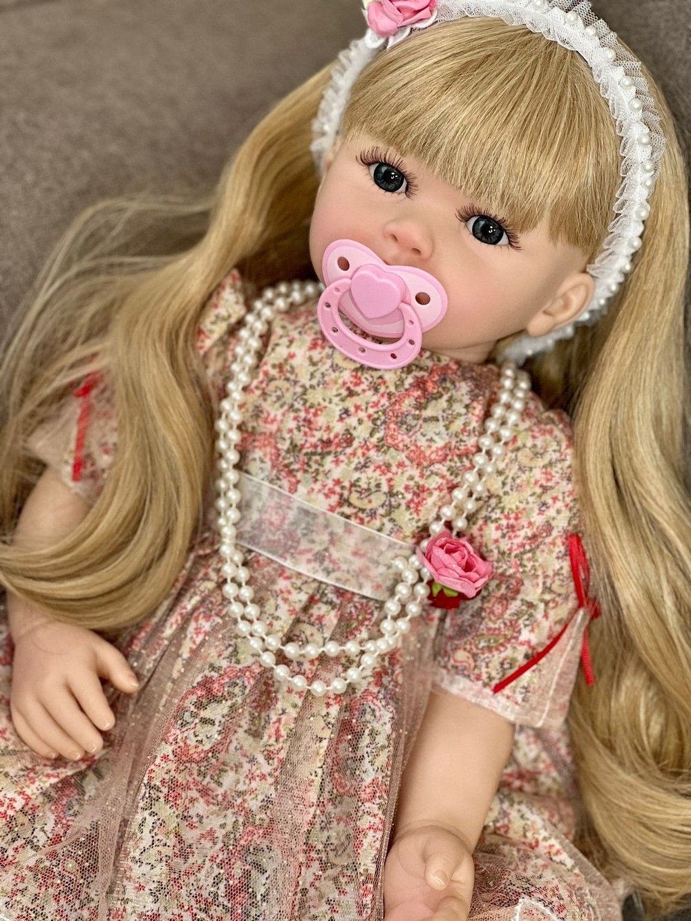 Кукла Реборн мягконабивная 60см в пакете (FA-275)
