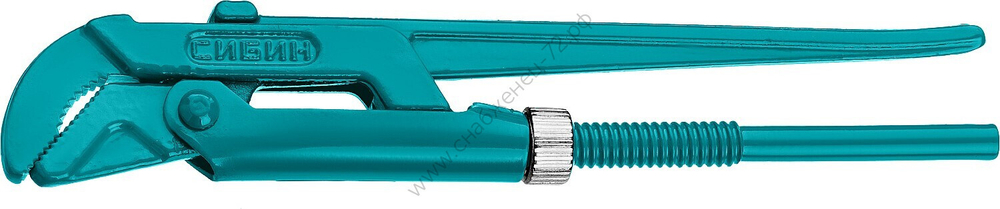 СИБИН №0, 3/4″, 250 мм, Трубный ключ с изогнутыми губками (2730-0)