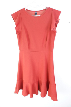 Платье SHEIN кирпичного оттенка 44 размер