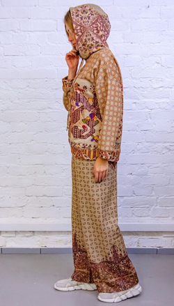 Комплект (худи и брюки) "Оберег", по мотивам старинной русской обережной вышивки