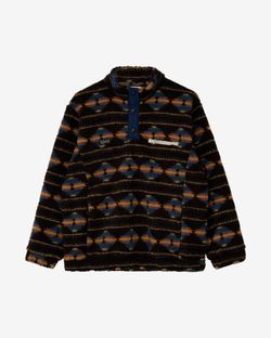 Толстовка Turbofleece Button Brown/Orange