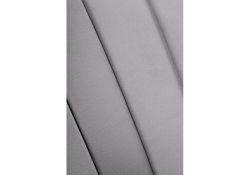 Стул на металлокаркасе Сиолим графитовый / светло-серый / черный глянец