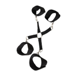 Сцепка-фиксатор рук и ног (Цвет: черный)