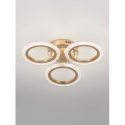 Светильник потолочный светодиодный Rivoli Evlalia 6178-703 LED 42Вт 3000-6000К с пультом | Интерьерные светодиодные светильники