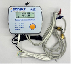 Теплосчетчик SANEXT Механический Mono RM Ду 20 мм, 2,5 м3/ч универсальный RS-485 (5855-К), шт