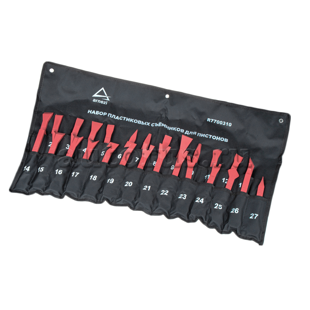 Набор пластиковых съемников для пистонов, 27пр. ARNEZI R7700310