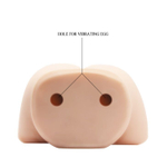 Вагина и попка с вибрацией CRAZY BULL (Цвет: телесный)