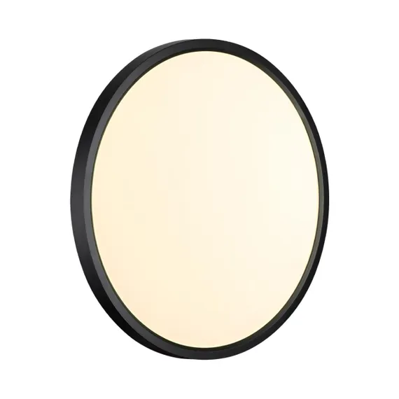 7660/32L MITRA LED SN 087 Светильник пластик/белый/черный LED 32Вт 3000/4000K D400 IP40 ALFA BLACK