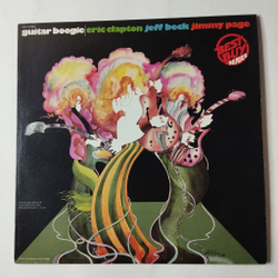 Винтажная виниловая пластинка LP Eric Clapton, Jeff Beck, Jimmy Page Guitar Boogie (USA 1973)