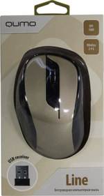 QUMO Wireless Optical Mouse &lt;Office Line Bronze M64&gt; (RTL) USB  3btn+Roll  &lt;24361&gt;