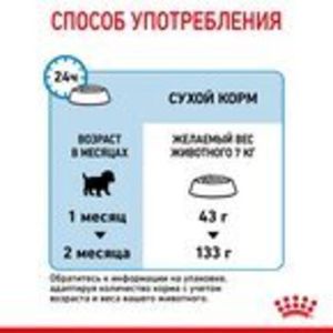 Корм для щенков мелких пород до 2-х месяцев, Royal Canin Mini Starter Mother & Babydog