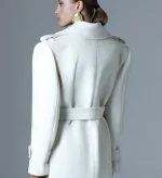 Пальто из шерсти MILKY, Молочный