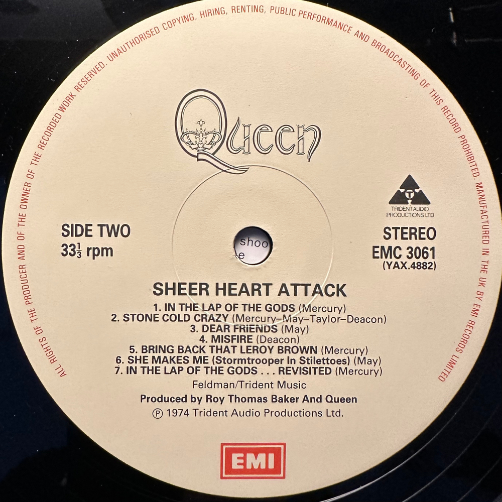 Queen - Sheer Heart Attack (Англия)
