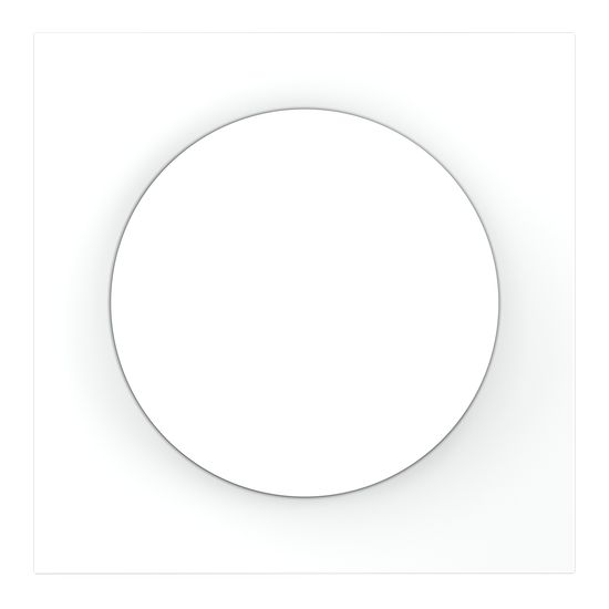 Накладка для светорегулятора поворотно-нажимного, S70 (белый матовый)