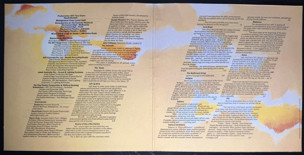 Sky- Sky Five Live 2LP (Германия 1983г.)