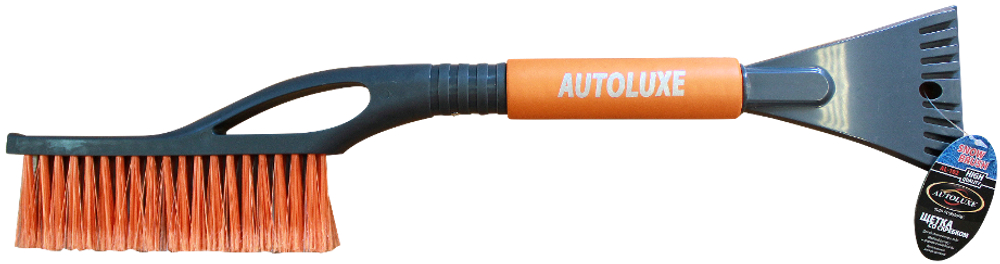 Щетка со скребком AL-102-(кор.12шт) сер-оранж.