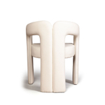 Полукресло Angie, ткань, велюр молочный