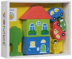 Конструктор "Цветной Городок" желтый