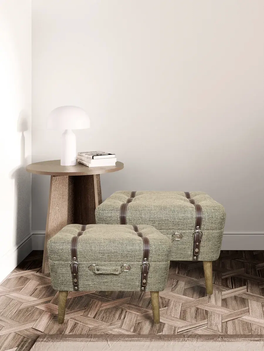 Пуфики для прихожей с ящиком 2 шт