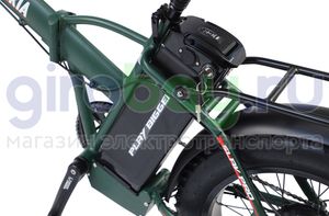 Электровелосипед WHITE SIBERIA SLAV PRO 1000W 48V/13A Elki Green (зеленый) фото  8