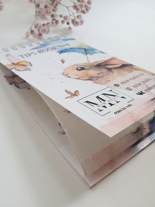 Наклейки на типсы Tips Book (блокнот) №4