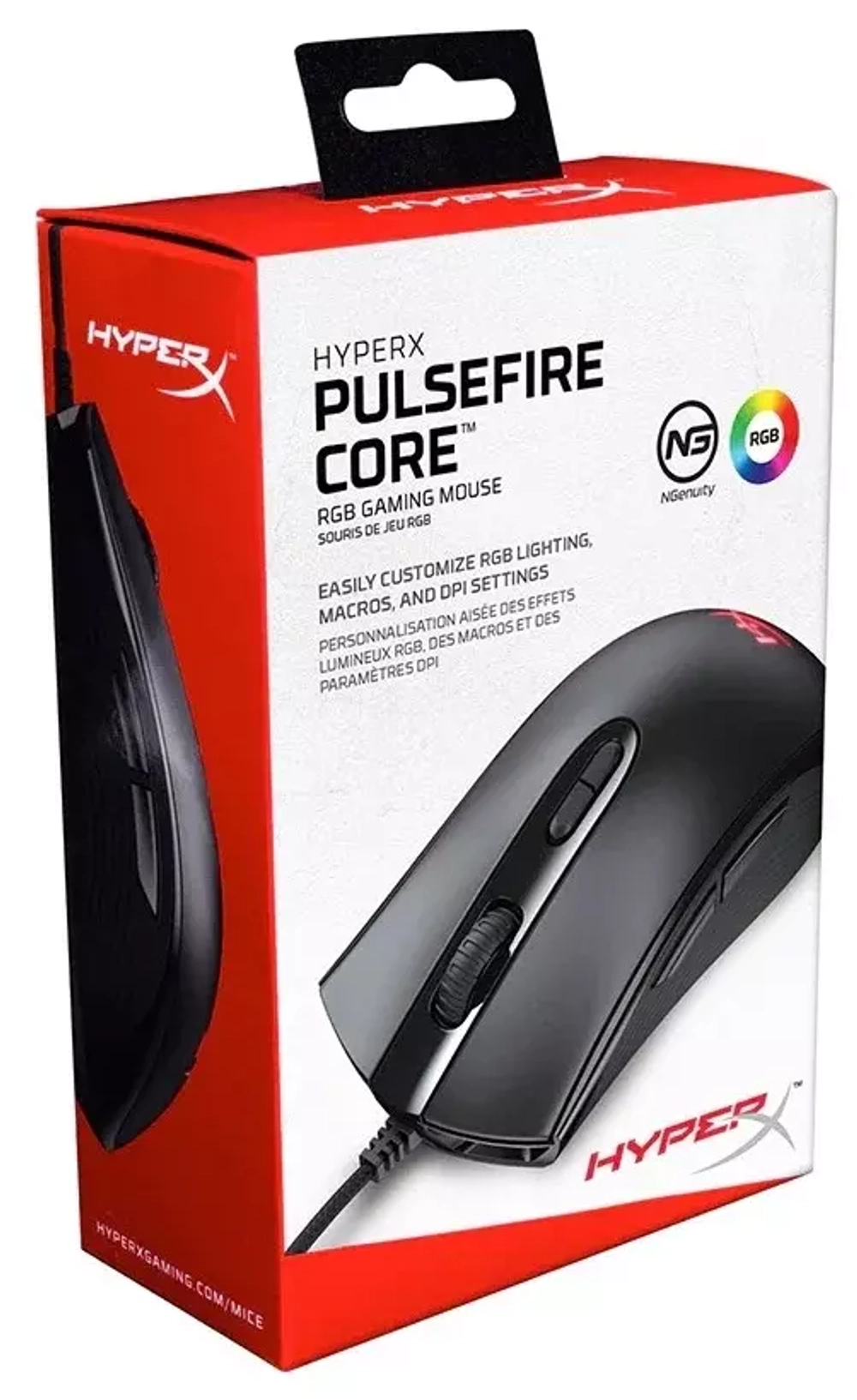 Игровая мышь HyperX Pulsefire Core RGB, black