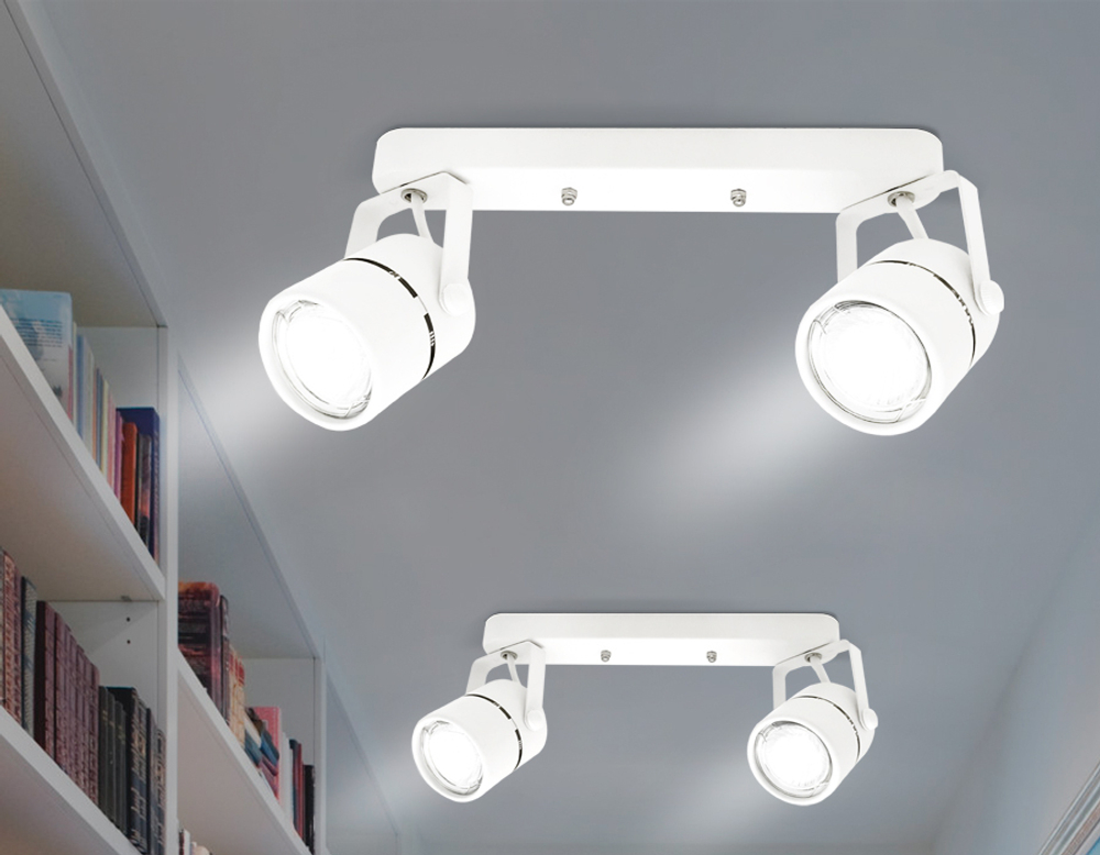 Накладной поворотный светильник TA104 WH белый GU10 260*130*D60