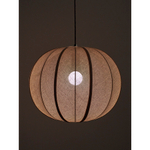 Светильник подвесной texture rib, D48 см, бежевый