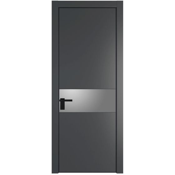 Profil Doors 17PA графит профиль чёрный матовый стекло серебро матлак