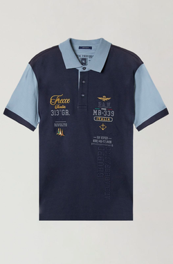 Футболка с воротом поло